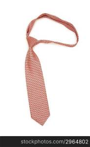 Neck tie isolated on the white background