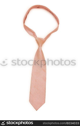 Neck tie isolated on the white background