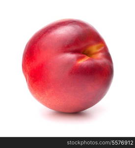 Nectarine fruit isolated on white background cutout