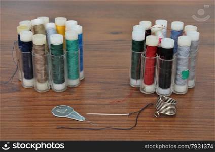 Needle, thread, twine and threader
