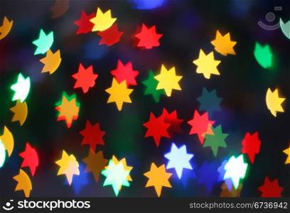 neon fairy stars - holiday background