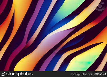 Neon themed seamless textile pattern 3d illustrated