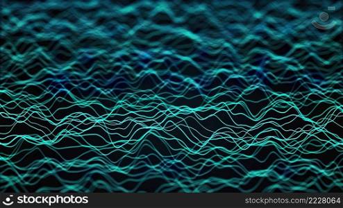 Neon waves of numerous abstract lines and rows computer generated backdrop. 3d rendering Neon waves of numerous abstract lines and rows computer generated backdrop. 3d rendering. Neon waves of numerous abstract lines computer generated background. 3d rendering