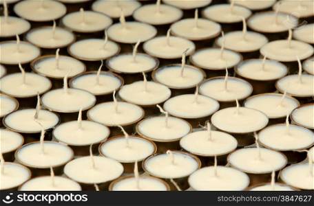 Nepalese candles, background.