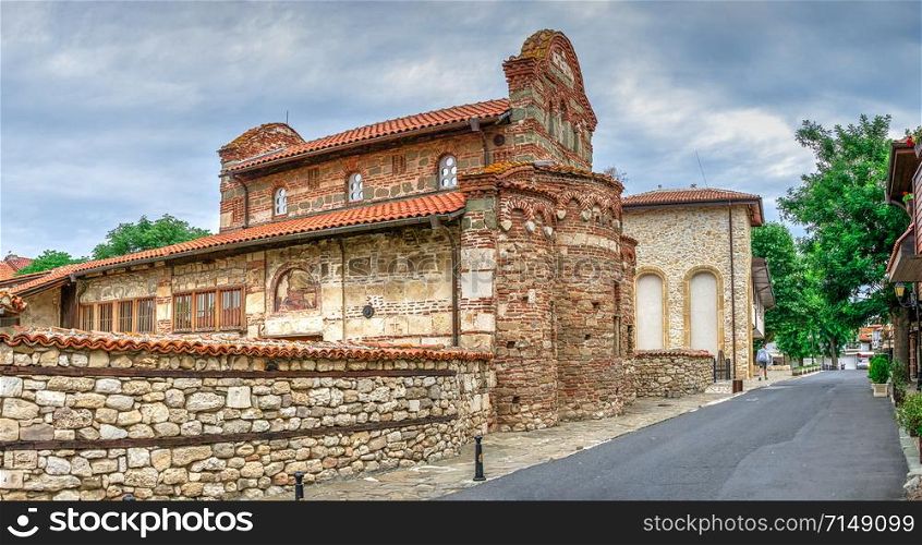 Nessebar, Bulgaria ? 07.10.2019. Streets of the old town of Nessebar on a summer evening. Streets of the old town of Nessebar, Bulgaria
