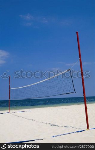 Net on the beach, Cancun, Mexico