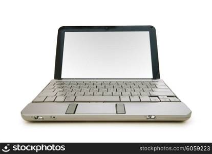 Netbook isolated on the white background
