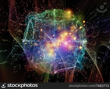Network branching of elements in space on the subject of data structures and modern technology