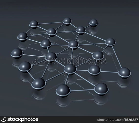 Network connection communication web concept. Network communication concept