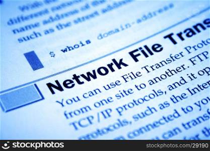 Network file transfer