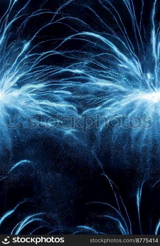 Neurons firing background design 3d illustrated