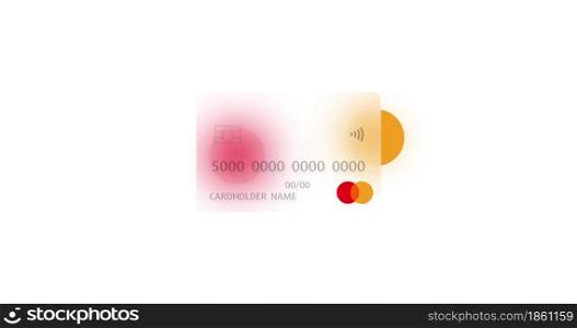 Neutral Mastercard credit card on colorful background rendered with the glassmorphism effect. Internet shopping concept, mobile payments, financial transactions. looped video. Neutral Mastercard credit card on colorful background rendered with the glassmorphism effect. Internet shopping concept, mobile payments, financial transactions. looped video.