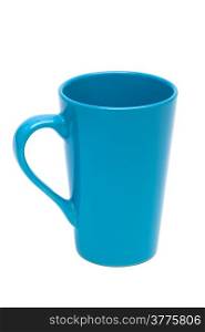 new blue mug on a white background