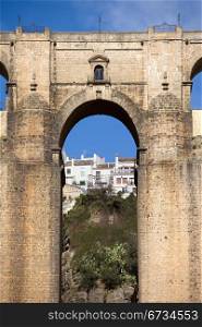New Bridge (Spanish: Puente Nuevo) from 18th century in Ronda, Andalusia, Spain.