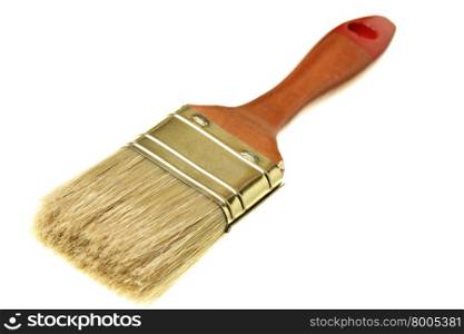 New brush isolated over the white background