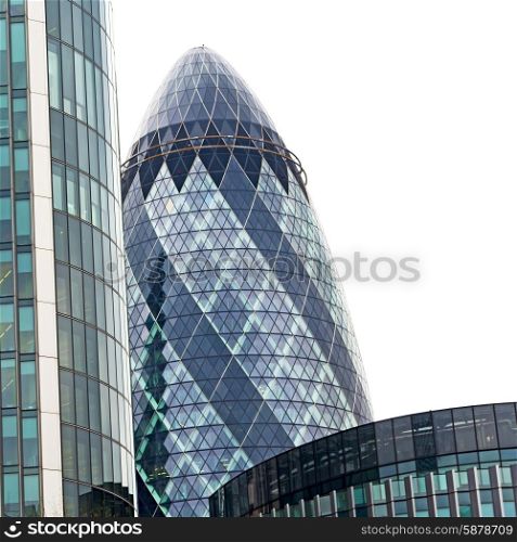 new building in london skyscraper financial district and window