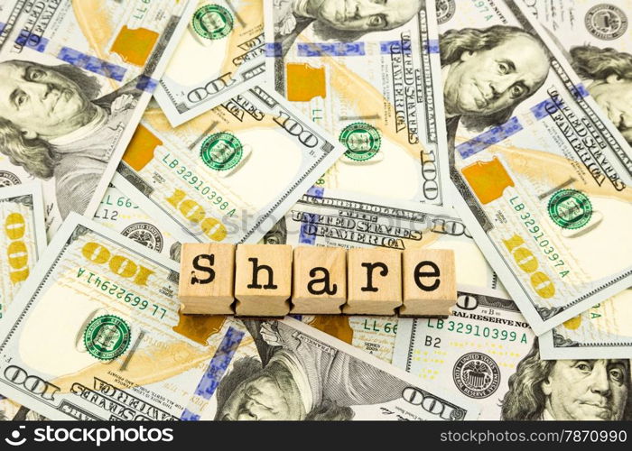 new edition 100 dollar banknotes, money and currency for share and donation concept