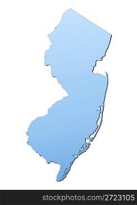 New Jersey(USA) map