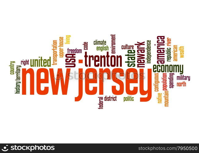 New Jersey word cloud