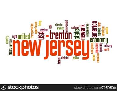 New Jersey word cloud
