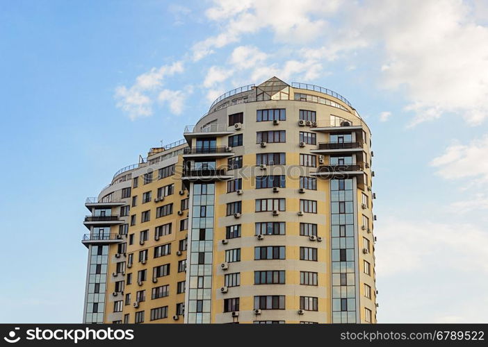 New many-storied building in Odessa, Ukraine