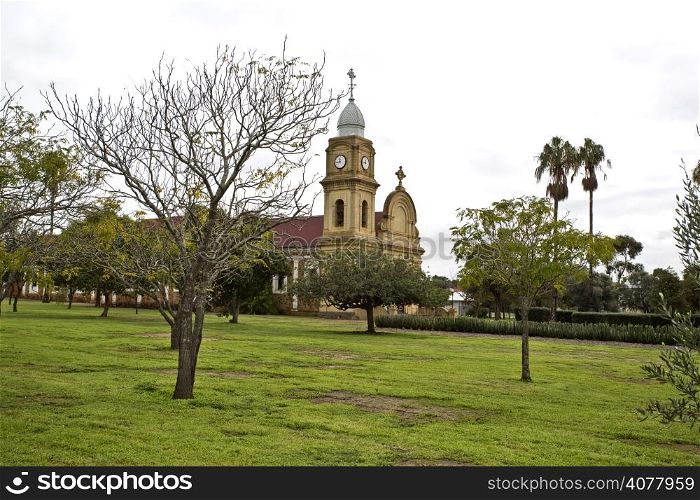 New Norcia is a Benedictine Community located north of Perth, Western Australia. Here the Abbey Church.