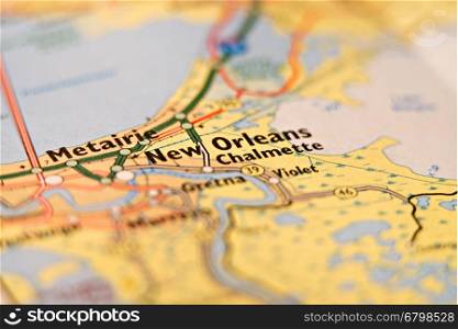 new orleans area map