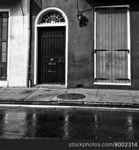New Orleans in French Quarters and architecture