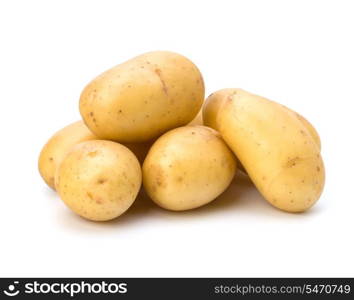 New potato isolated on white background close up