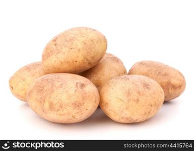 New potato isolated on white background cutout