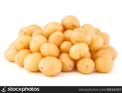 new potato tuber isolated on white background cutout