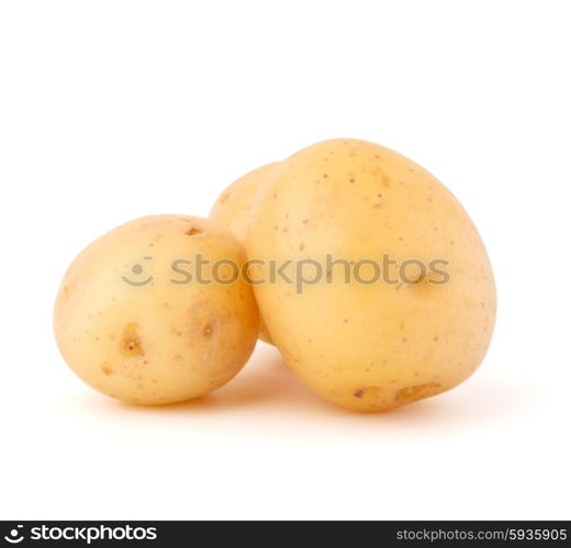 new potato tuber isolated on white background cutout