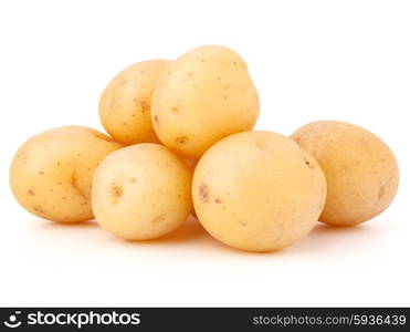 new potato tuber isolated on white background cutout