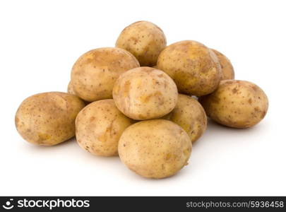 new potato tuber isolated on white background cutout