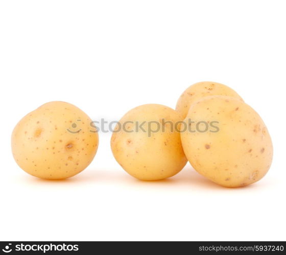 new potato tuber isolated on white background cutout