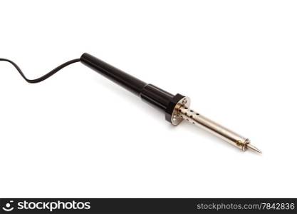 new soldering iron on a white background