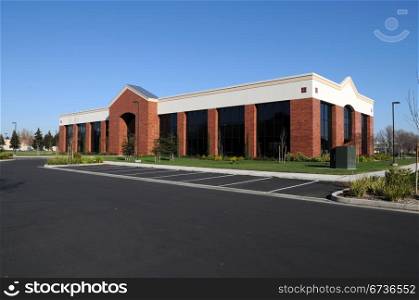 New, unoccupied office building, Fairfield, California