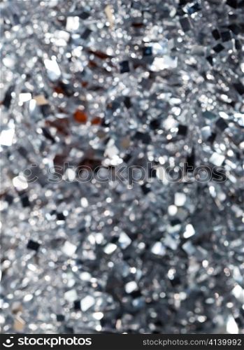 New Year&acute;s abstract silvery background