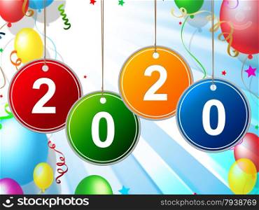 New Year Meaning Partying Celebration And Festivities