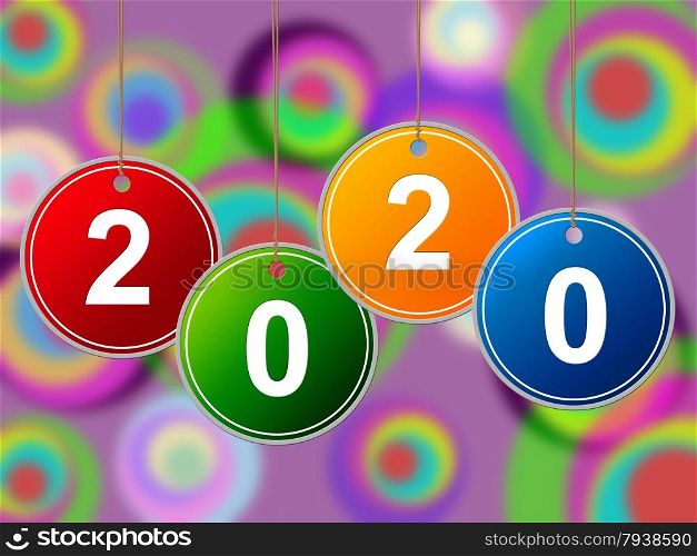 New Year Representing Festive Celebrate And Fun