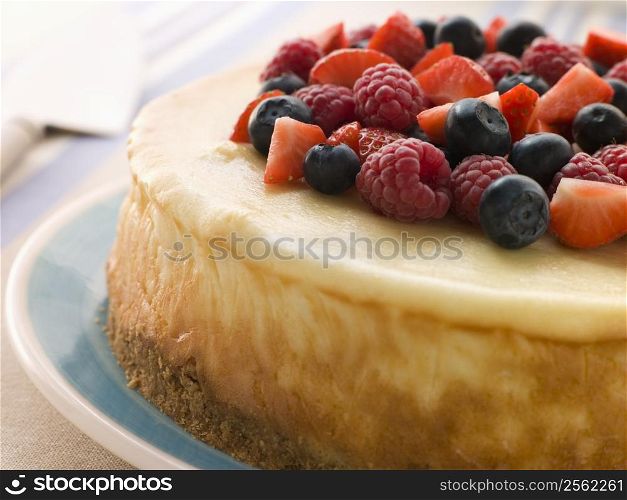 New York Cheesecake With Mixed Berries