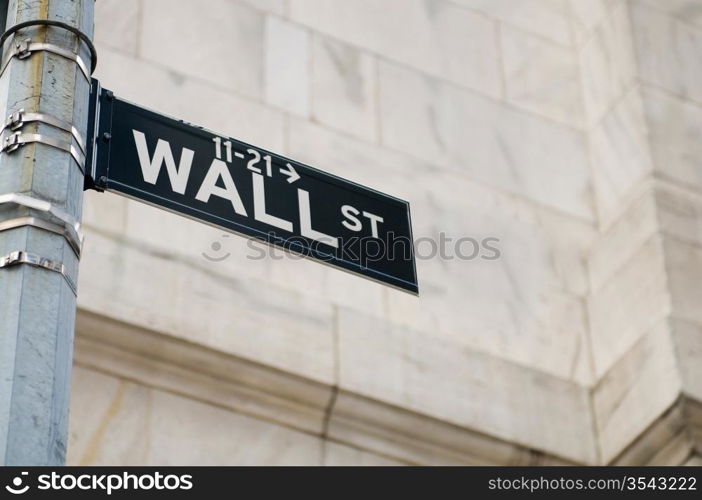 New York city - 4 Sep 2010 - Wall street and stock exchange