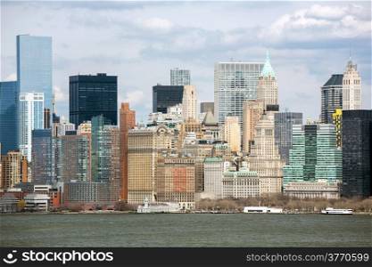 New York City at Lower Manhattan