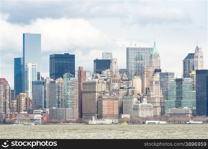 New York City at Lower Manhattan