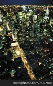 New york city by night