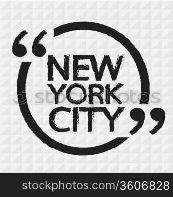 NEW YORK CITY Illustration Design