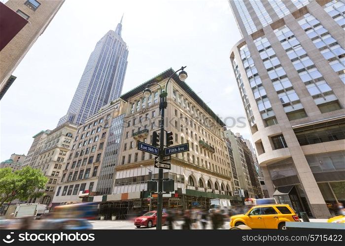 New York city Manhattan Fifth Avenue 5th Av downtown US