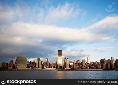 New York City skyline and waterfront