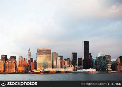 New York City skyline and waterfront