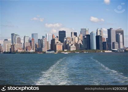 New York City skyline, New York State, USA